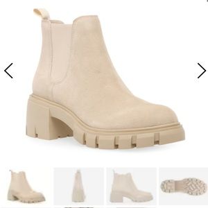 Worn once Steve Madden Beige Booties